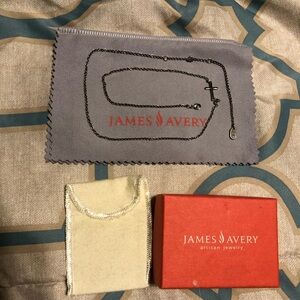 James Avery Silver Horizon Cross Necklace 20in